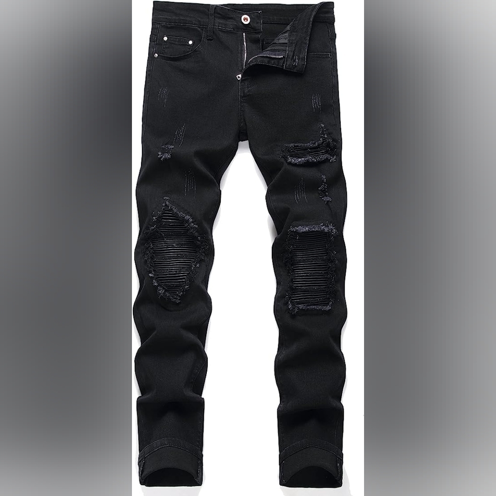 New Men's Designed Unique Street Urbanwear Jeans Multiple Sizes